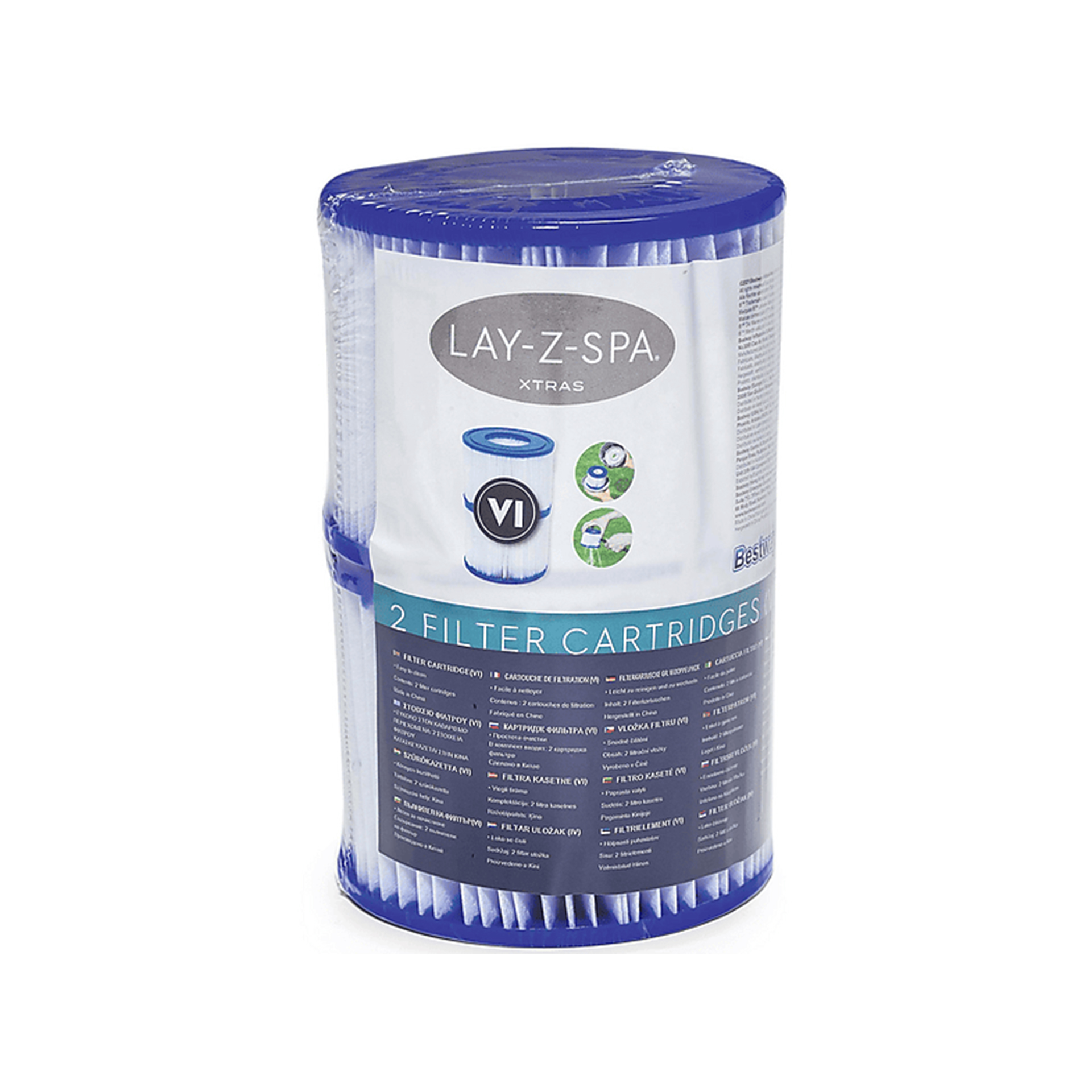 BESTWAY CARTUCCIA FILTRO LAY-Z-SPA Non c'è nulla di meglio che rilassarsi nella propria Lay-Z-Spa dopo una lunga giornata, ma per godersi davvero questo momento, la qualità dell'acqua...