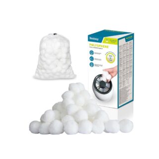 Trasforma la manutenzione della tua piscina in un'esperienza semplice e senza sforzo grazie alle sfere filtranti Bestway FlowclearT Polysphere....