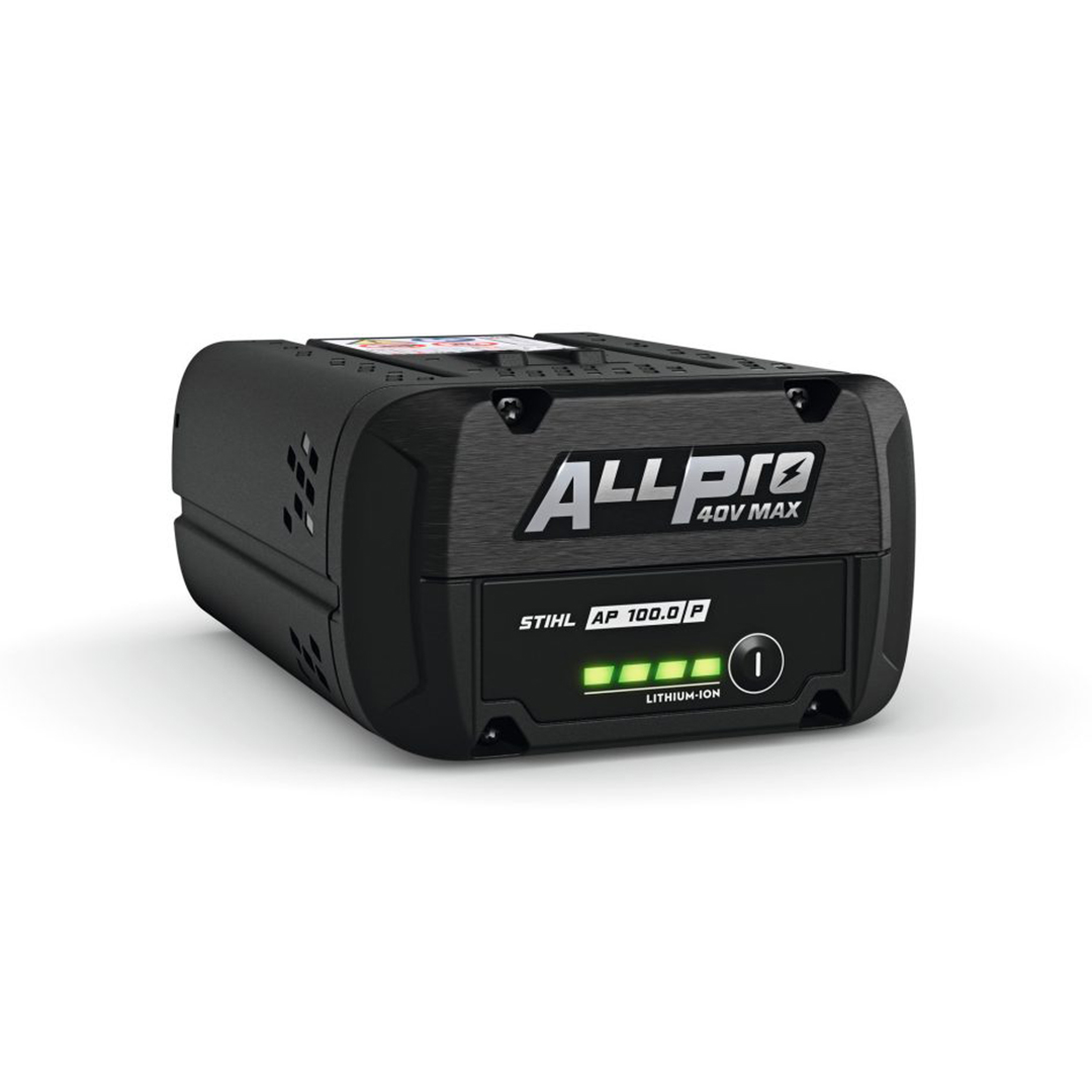 STIHL ACCUMULATORE AP 100.0 P 40V ALLPRO La batteria agli ioni di litio STIHL AP 100 P nasce per offrire il perfetto equilibrio tra elevata potenza ed ergonomia. Grazie al suo peso...