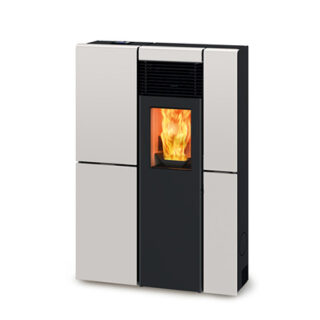 Unire l'eleganza pulita del design moderno all'efficienza del calore di casa è l'obiettivo della stufa a pellet Ravelli Olivia Steel nella sua...