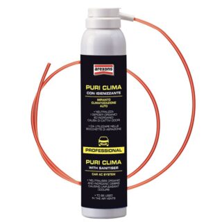 Spray igienizzante per impianti di climatizzazione (auto e altri). Neutralizza depositi organici e inorganici, elimina cattivi odori e profuma...