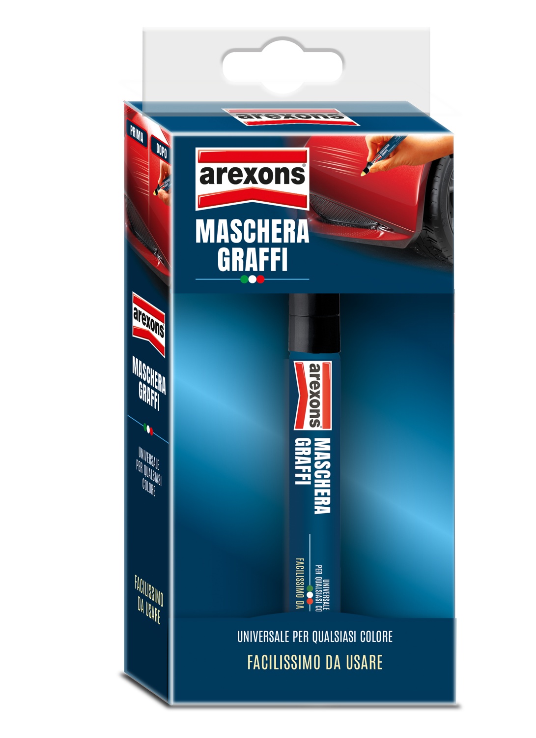 AREXONS MIRAGE MASCHERA GRAFFI 10ML Pennarello per mascherare graffi sottili su carrozzeria e plastiche verniciate. Riempie il graffio, protegge dall'umidità e resiste ai lavaggi.rn...