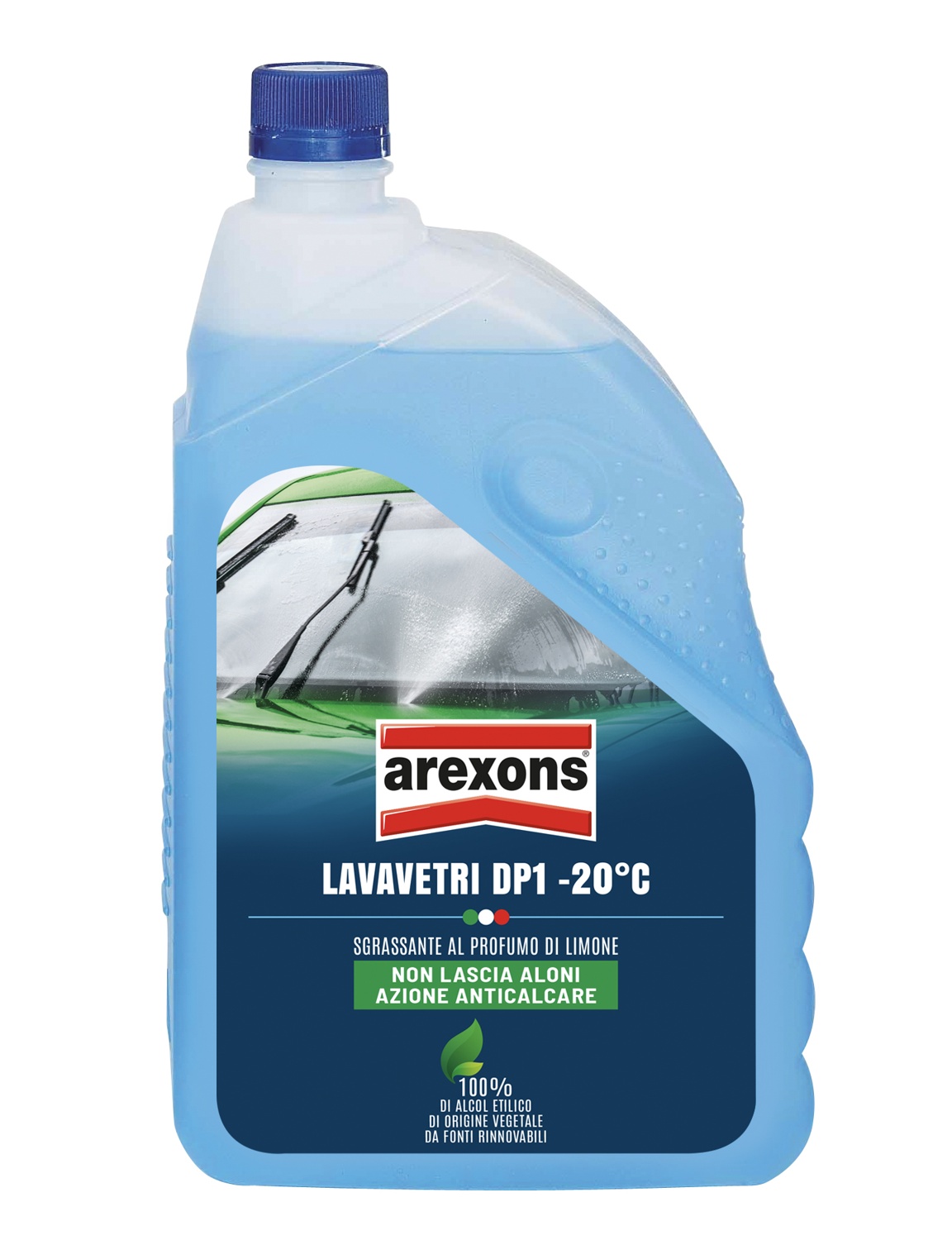 AREXONS SPA LAVAVETRI DP1 -20°C Liquido lavavetri pronto all'uso Arexons, formulato per resistere al congelamento fino a -20 °C. Deterge e sgrassare parabrezza rimuovendo insetti,...