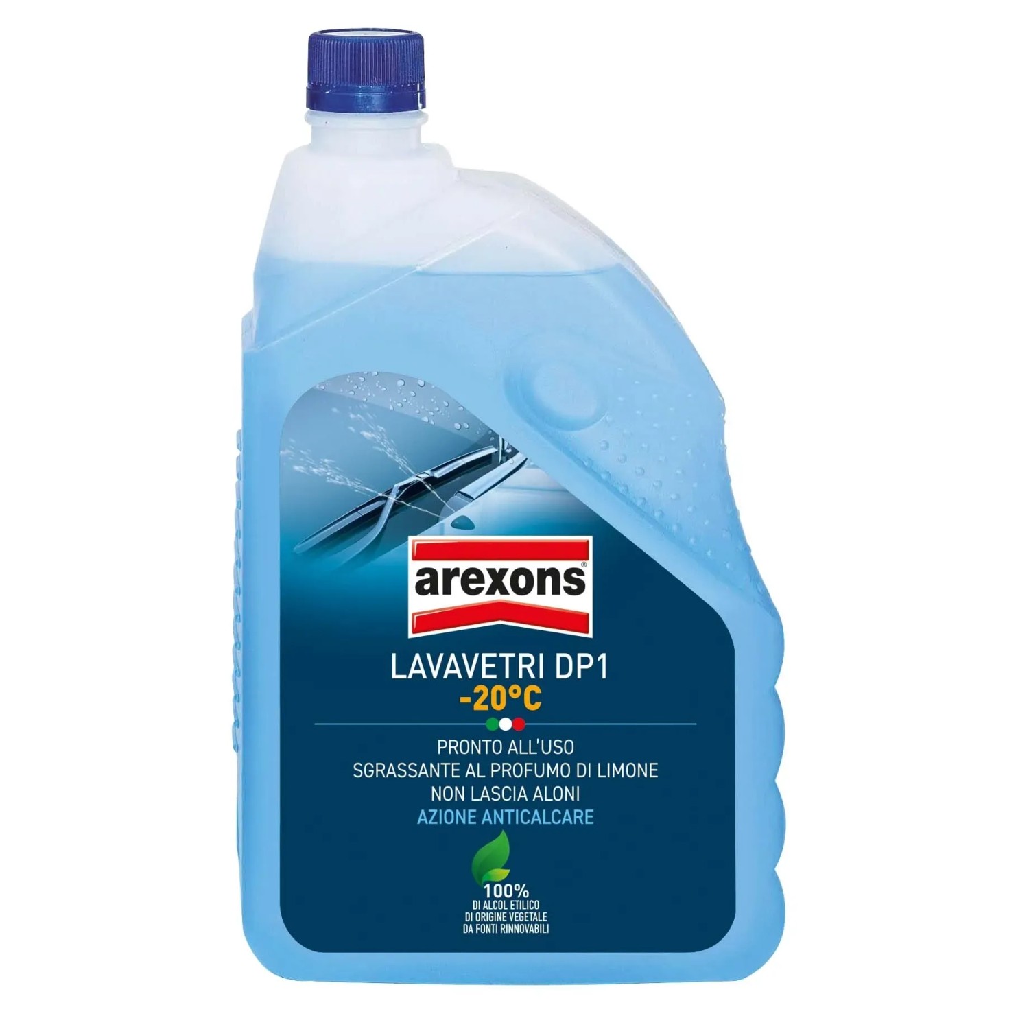 AREXONS SPA LAVAVETRI DP1 -20°C Liquido lavavetri pronto all'uso Arexons, formulato per resistere al congelamento fino a -20 °C. Deterge e sgrassare parabrezza rimuovendo insetti,...