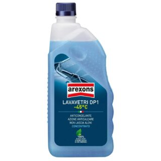 Liquido lavavetri super concentrato per uso invernale: protezione antigelo fino a -70 °C, potente azione sgrassante e sghiacciante. Va diluito...