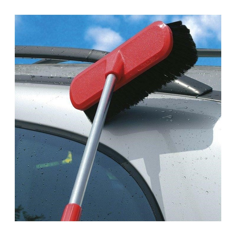 F.LLI CENI SPA IDROSPAZZOLA PULLMAN S/MANICO Idrospazzola per lavaggio veicoli collegabile al tubo dell'acqua, con setole in nylon/crine sintetico. Ideale per pulire carrozzerie di auto, camion...