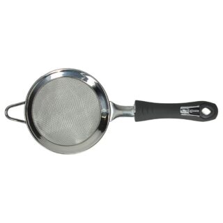 Colino in acciaio diametro 100 mm pensato per uso cucina e canale Ho.Re.Ca.; pratico per filtrare e colare piccoli quantitativi di alimenti e...