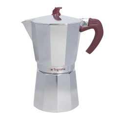 Caffettiera a servire Tognana Country Chic da 0,77 L: corpo in acciaio al carbonio con rivestimento multistrato antiaderente, compatibile con piani a...