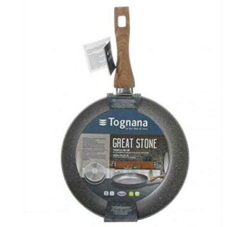 Padella in alluminio 28 cm con rivestimento antiaderente marmorizzato a 4 strati e fondo spesso anti-deformazione. Manico soft-touch in fusione di...