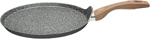 Crepiera in alluminio forgiato da 28 cm con fondo ad alto spessore compatibile anche con piani a induzione. Rivestimento interno antiaderente...