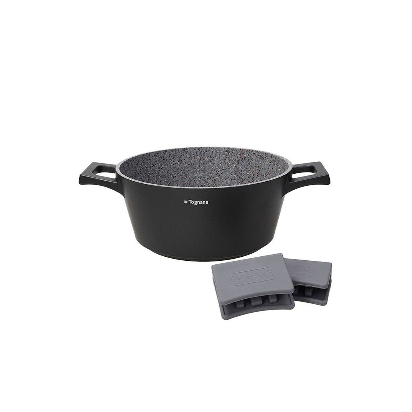 CASSER. 2M CM24+PRESINE AMBIZIOSA Casseruola a due manici Tognana Ambiziosa da 24 cm (4,0 L) con rivestimento antiaderente effetto pietra. Adatta per uso quotidiano in cucina,...