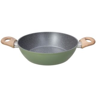 Tegame da 24 cm della linea Ambiziosa di Tognana, capacit&agrave; 4,0 L, con due manici e presine in silicone incluse. Corpo in alluminio con rivestimento...