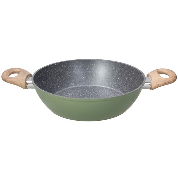 TEGAME 2M CM24+PRESINE AMBIZIOSA Tegame da 24 cm della linea Ambiziosa di Tognana, capacità 4,0 L, con due manici e presine in silicone incluse. Corpo in alluminio con rivestimento...