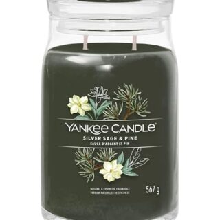 Candela profumata Yankee Candle Signature Large Tumbler 567 g con doppio stoppino e miscela di cera a base di soia. Fragranza fresca e avvolgente di...