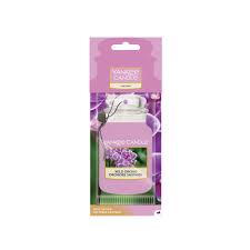 Profumatore per auto Yankee Candle formato Car Jar 2D nella fragranza Wild Orchid. Design piatto in cartoncino imbevuto, adatto a auto e piccoli...