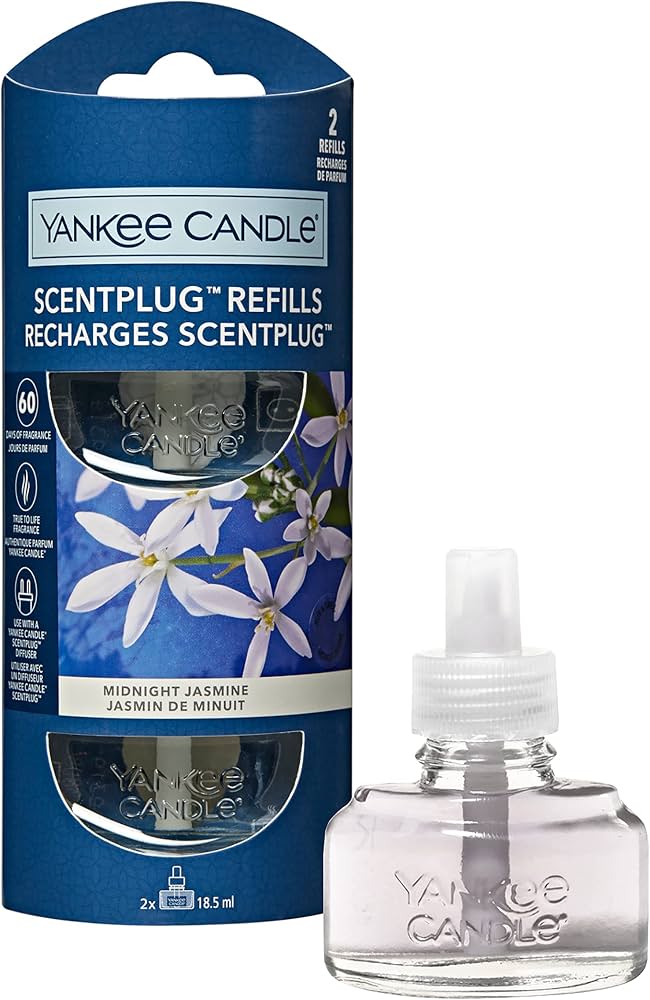 RICARICA DIFF.ELETT. MIGHTNIGHT JASMINE Ricarica elettrica per diffusore ScentPlug® nella fragranza Midnight Jasmine. Confezione twin pack: 2 ricariche da 18,5 ml, fino a 30 giorni di...