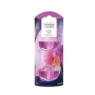 Ricariche ufficiali Yankee Candle per diffusori elettrici ScentPlug: fragranza Wild Orchid in confezione da 2 flaconi da 18,5 ml, profumazione...