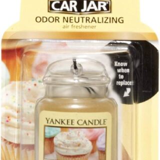 Profumatore pendente Car Jar® Ultimate con fragranza Vanilla Cupcake: note dolci di glassa alla vaniglia, impasto per torta e cioccolato. Fragranza...