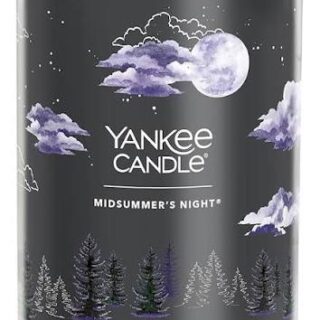 Candela profumata Signature Large Jar Midsummer's Night da 567 g: fragranza muschiata e legnosa con due stoppini per una diffusione uniforme e lunga...