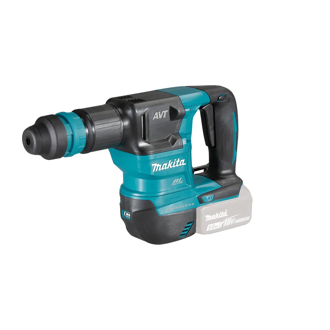 MAKITA SCALPELLATORE 18V 3,1J DHK180ZJ Scalpellatore cordless 18V LXT con motore brushless, sistema antivibrante AVT e angolo scalpello regolabile in 12 posizioni. Ideale per rimozioni su...
