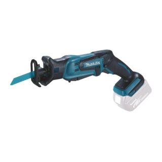 Seghetto diritto a batteria Makita 18 V con motore brushless, corsa lama 13 mm e velocità variabile fino a 3.000 colpi/min. Versione ZJ: solo corpo...