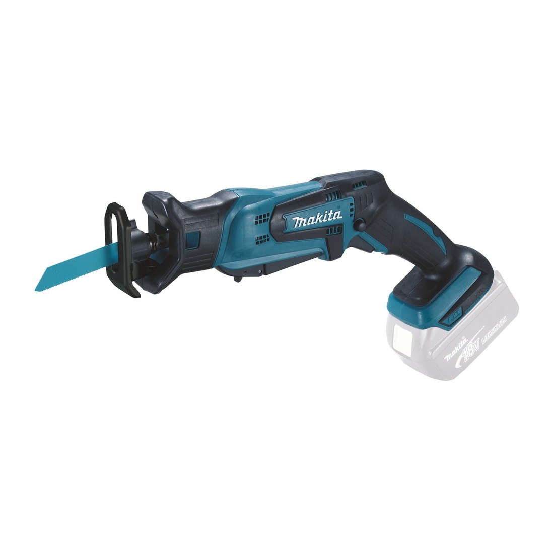 MAKITA SEGHETTO DRITTO DJR183ZJ 18V 13MM Seghetto diritto a batteria Makita 18 V con motore brushless, corsa lama 13 mm e velocità variabile fino a 3.000 colpi/min. Versione ZJ: solo corpo...