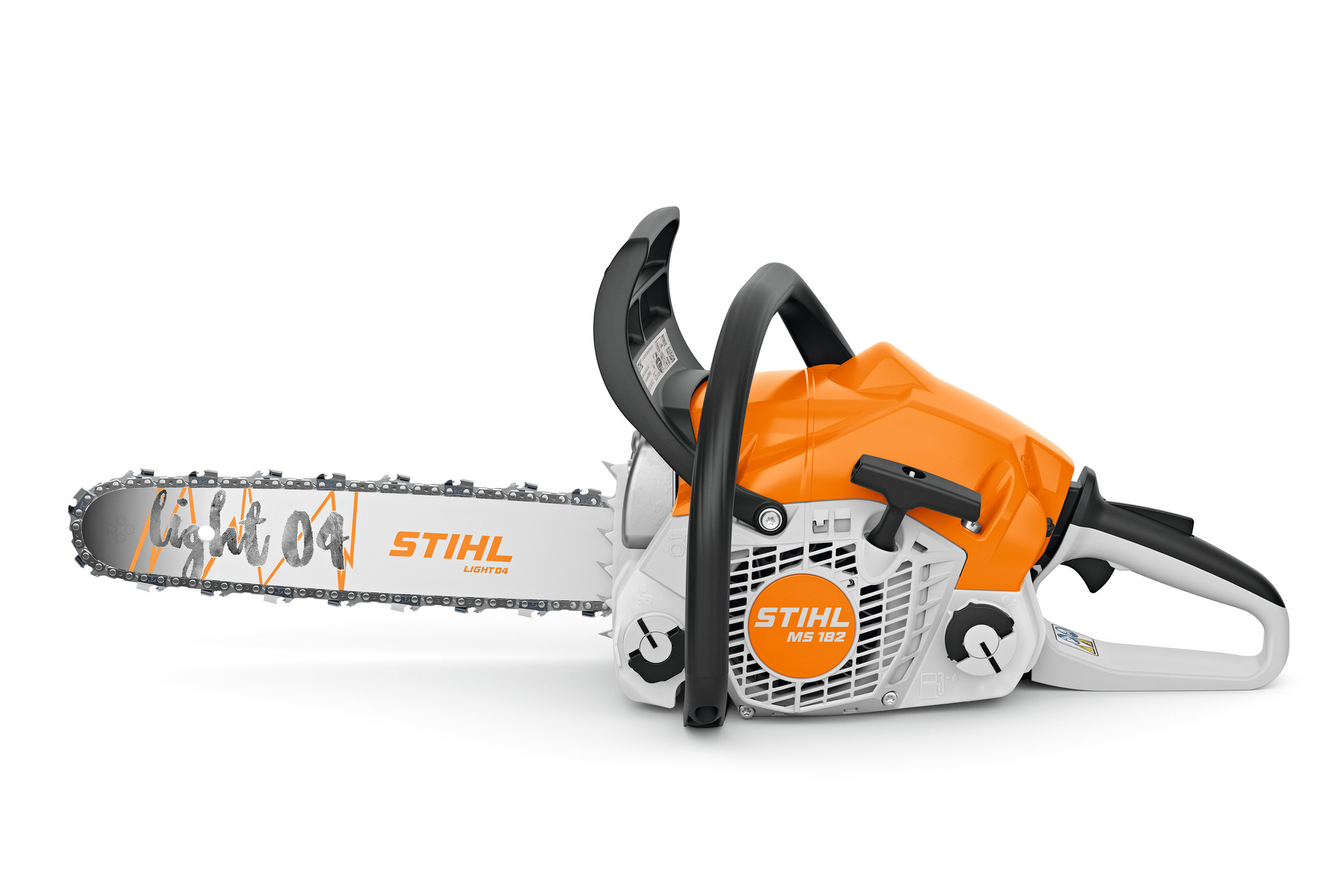 STIHL MOTOSEGA MS 182 BARRA DA 40 CM Motosega a scoppio compatta e robusta con motore 2-MIX, barra guida 40 cm e tendicatena laterale per regolazioni rapide. Ideale per legna da ardere,...