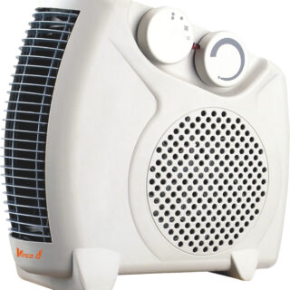 Termoventilatore portatile per riscaldamento localizzato con due livelli di potenza (1.000/2.000 W), termostato regolabile e protezione...