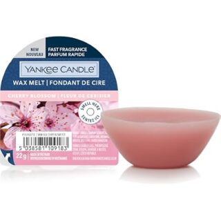Cialda di cera profumata Yankee Candle Pink Cherry & Vanilla da 22 g, studiata per essere sciolta in bruciatori e warmer. Fragranza fruttata e...